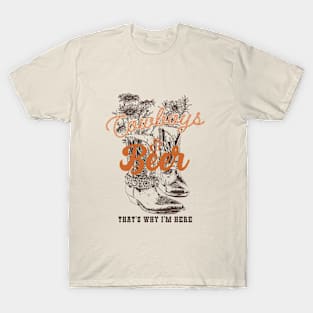 cowboys & beer T-Shirt